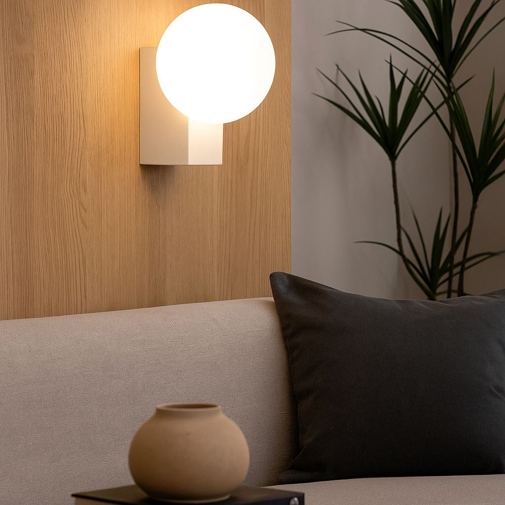 Aplique de pared de diseño "SIDERAL" - G9 - Bola de cristal
