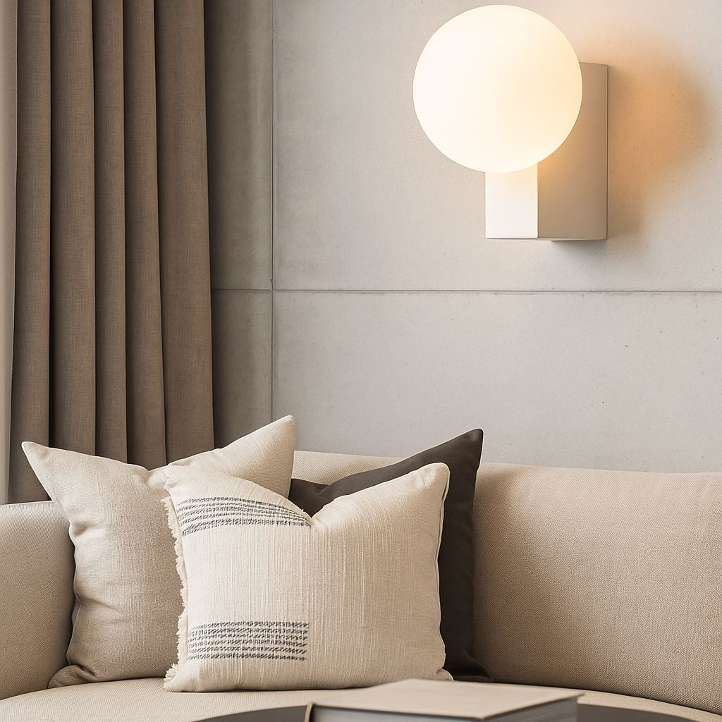 Aplique de pared de diseño "SIDERAL" - G9 - Bola de cristal