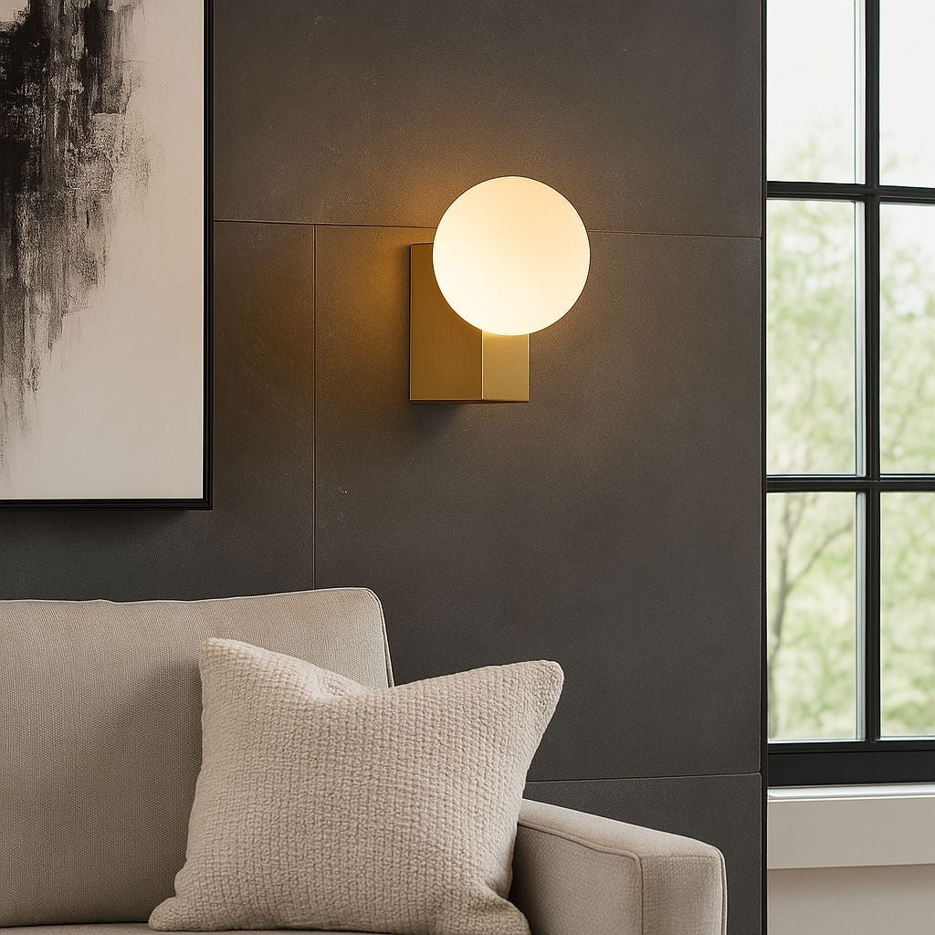 Aplique de pared de diseño "SIDERAL" - G9 - Bola de cristal