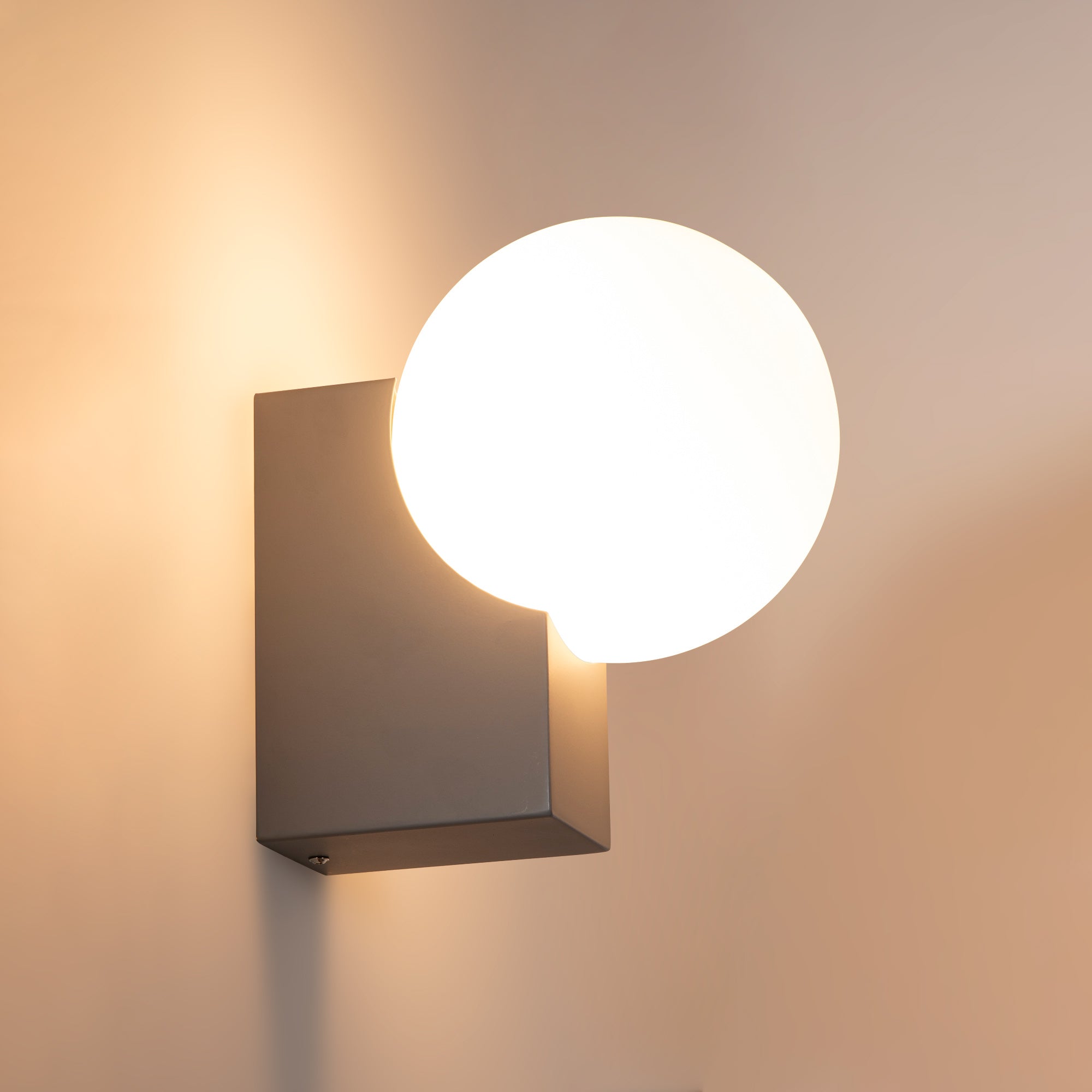 Aplique de pared de diseño "SIDERAL" - G9 - Bola de cristal