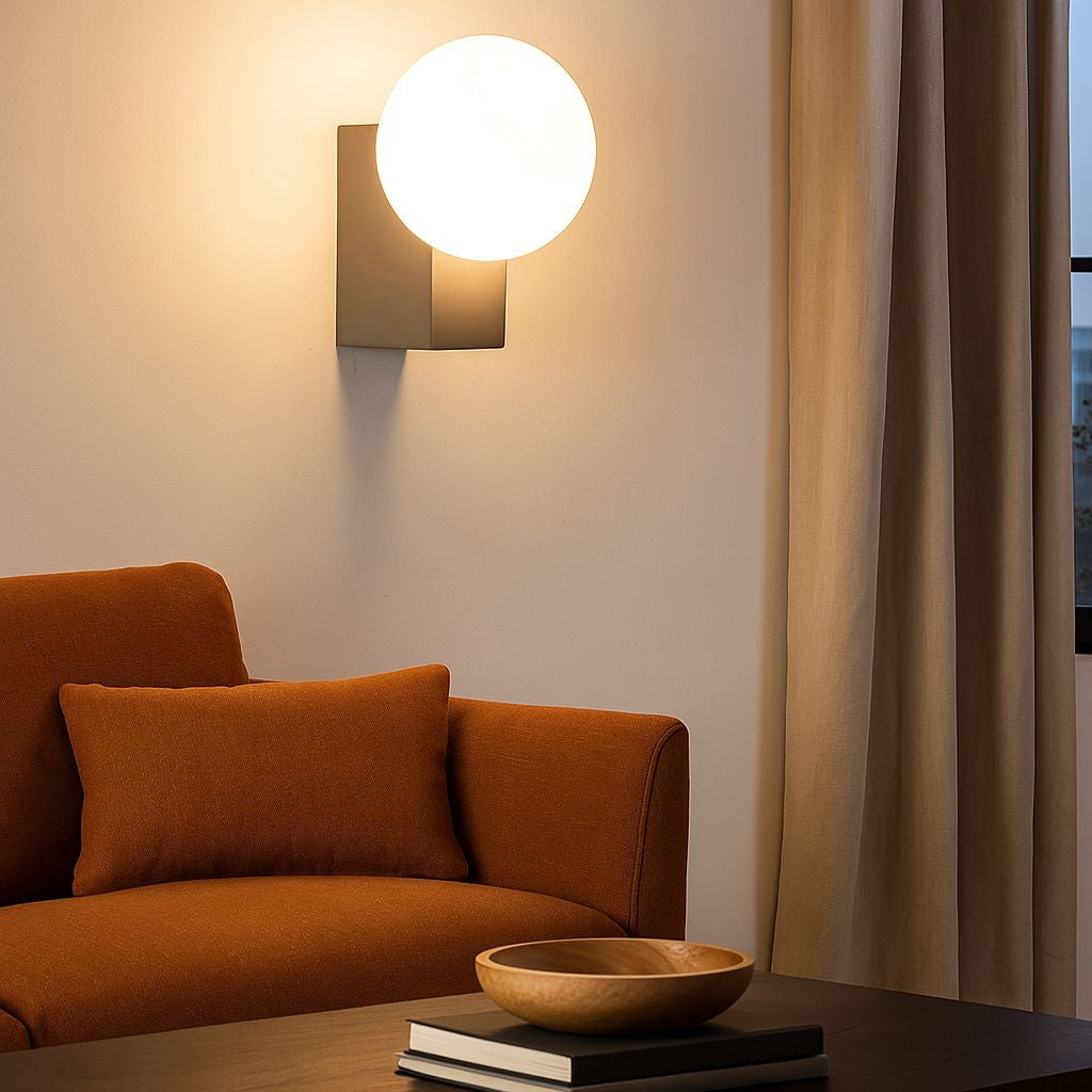 Aplique de pared de diseño "SIDERAL" - G9 - Bola de cristal