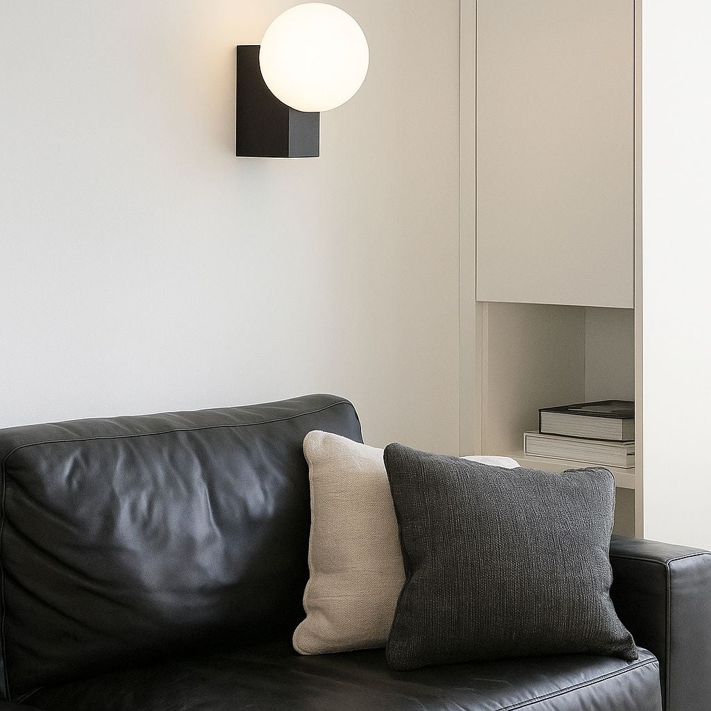 Aplique de pared de diseño "SIDERAL" - G9 - Bola de cristal