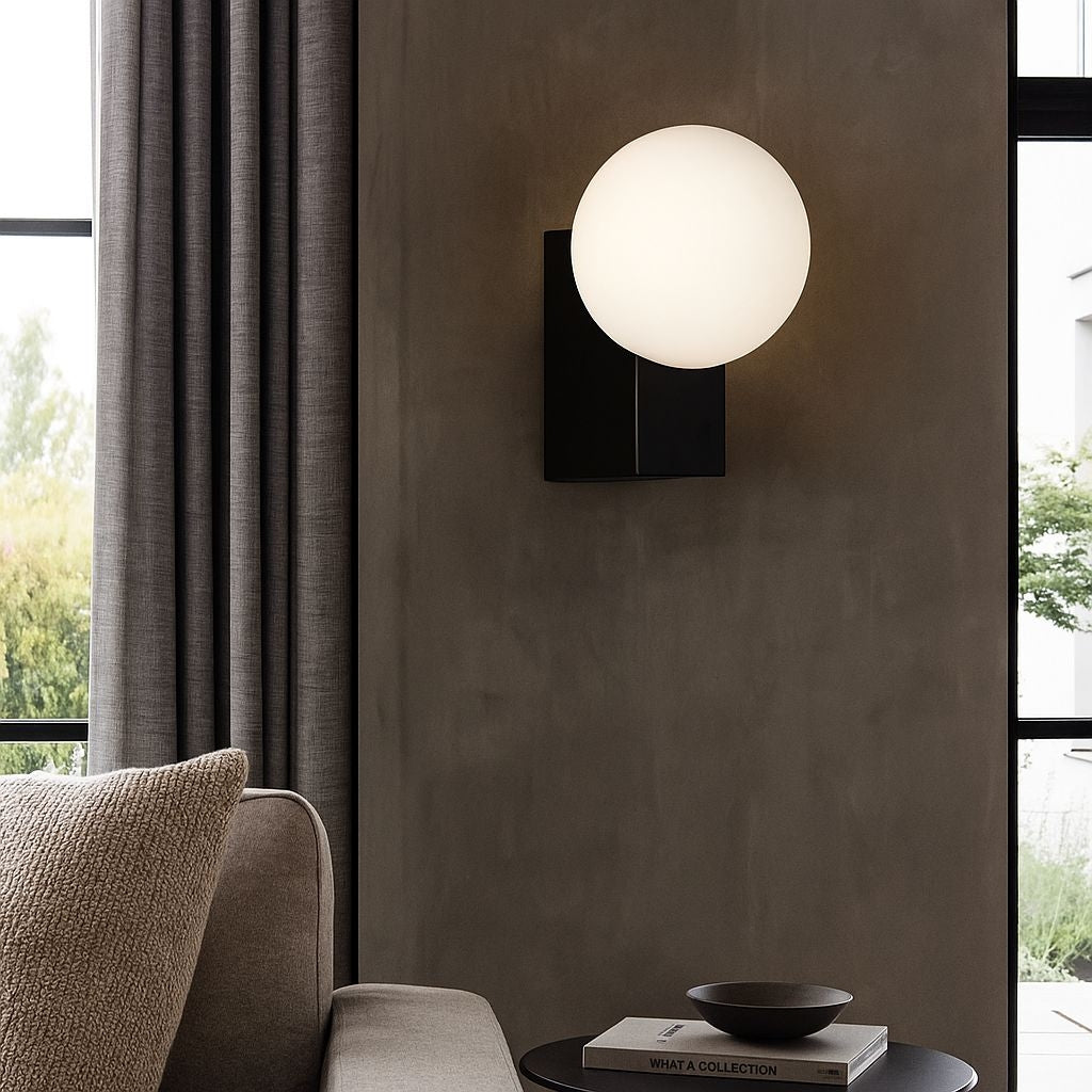 Aplique de pared de diseño "SIDERAL" - G9 - Bola de cristal