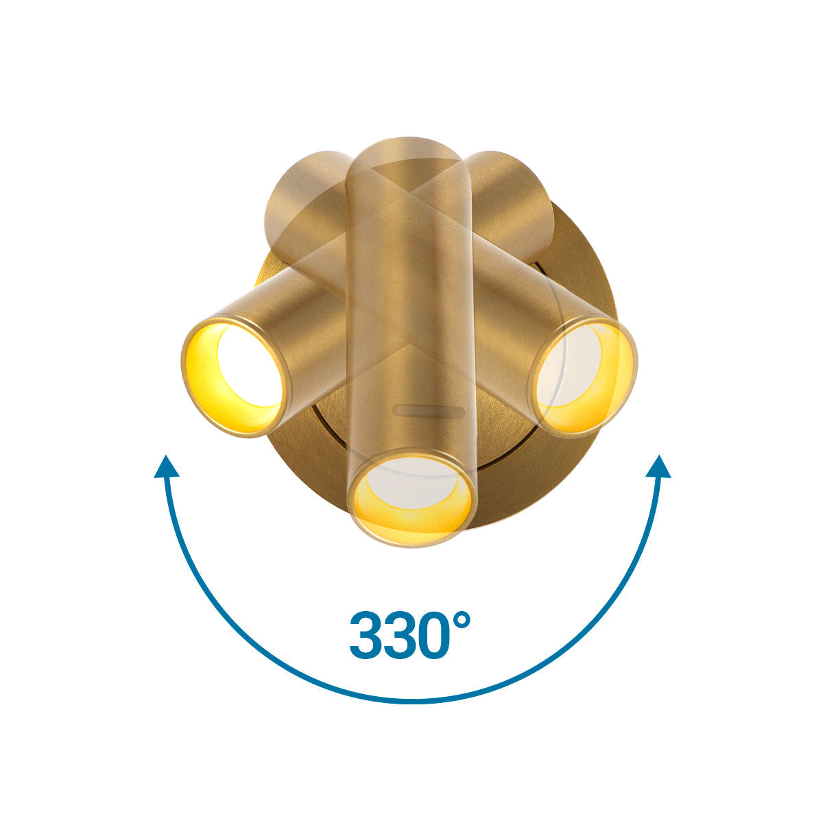 Aplique empotrable para lectura "MILSA" - 3W - 2700K - CRI 85