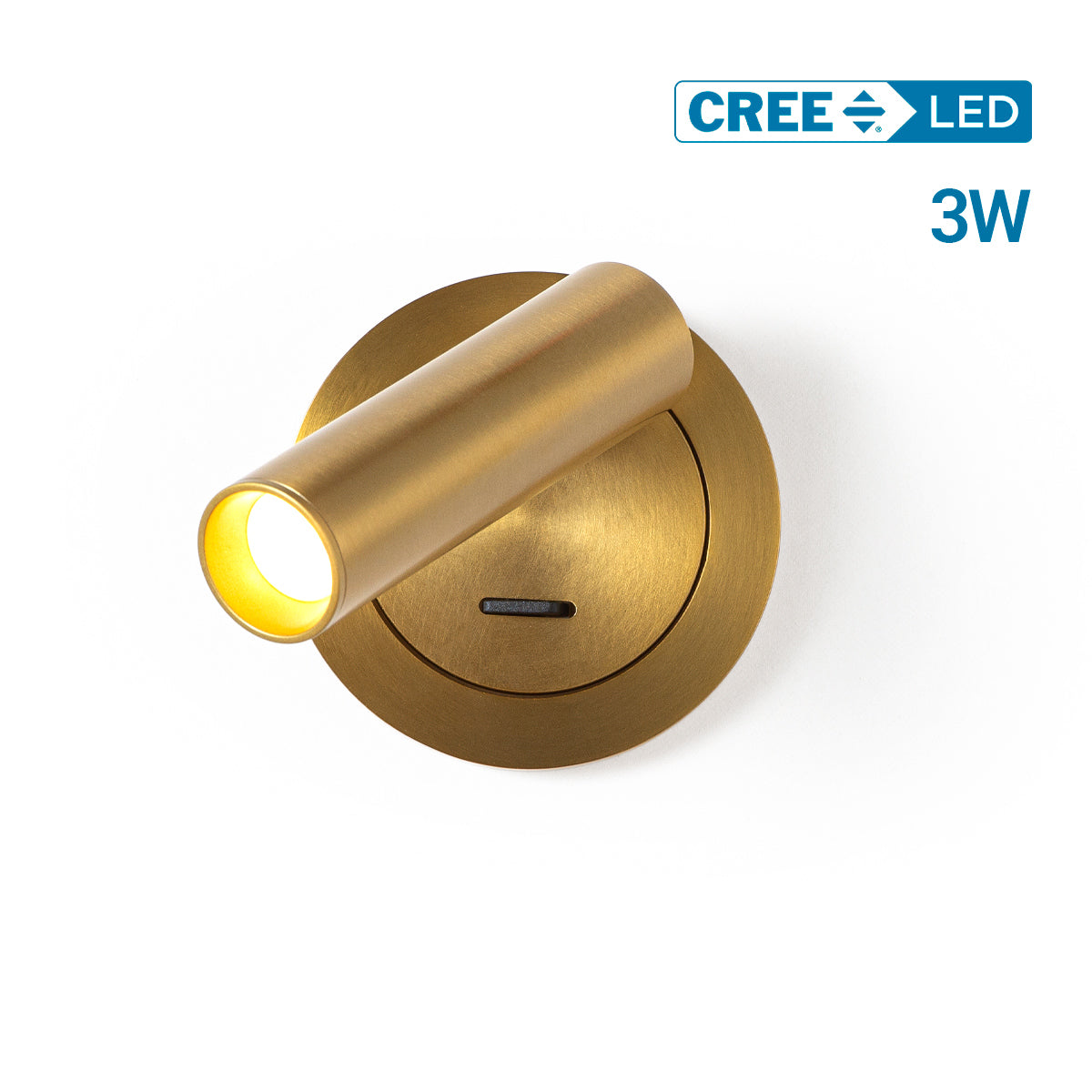 Aplique empotrable para lectura "MILSA" - 3W - 2700K - CRI 85
