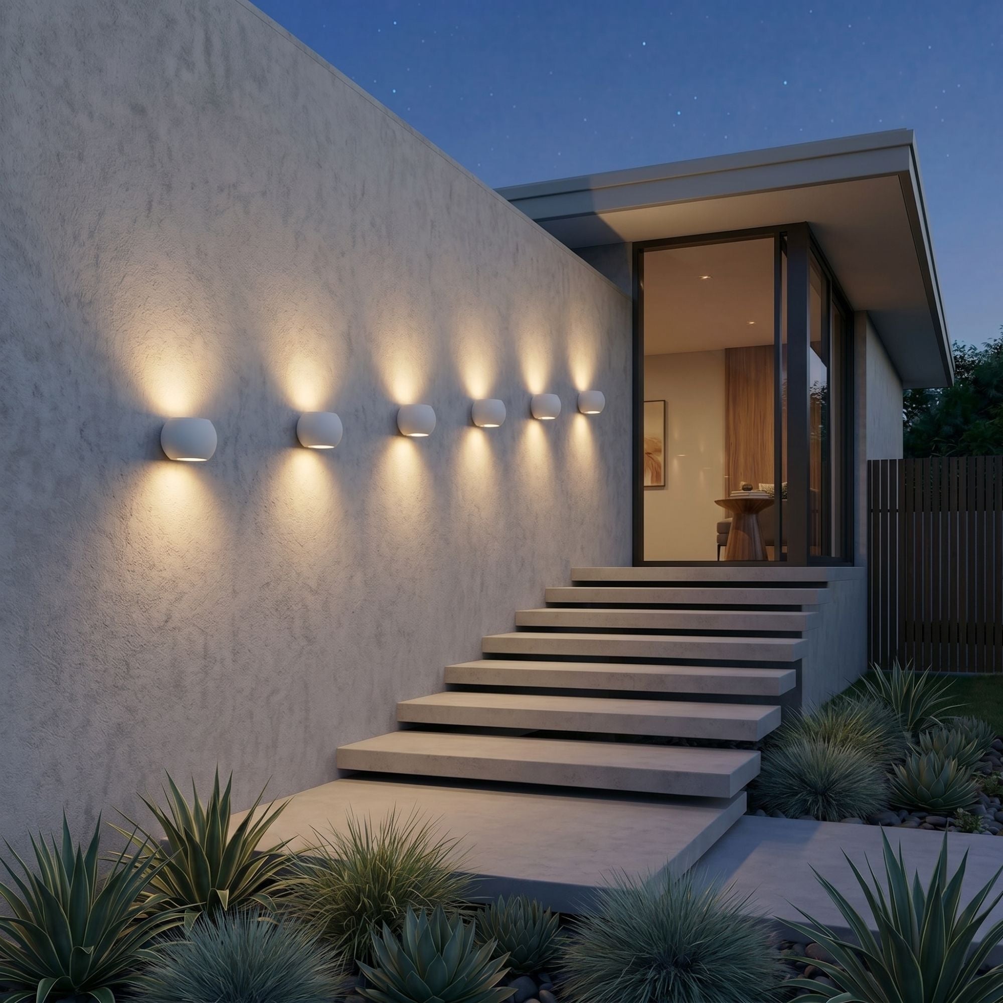 Aplique de pared LED "ARTEMIS" - Up & Down - 6W - 2700K- IP65