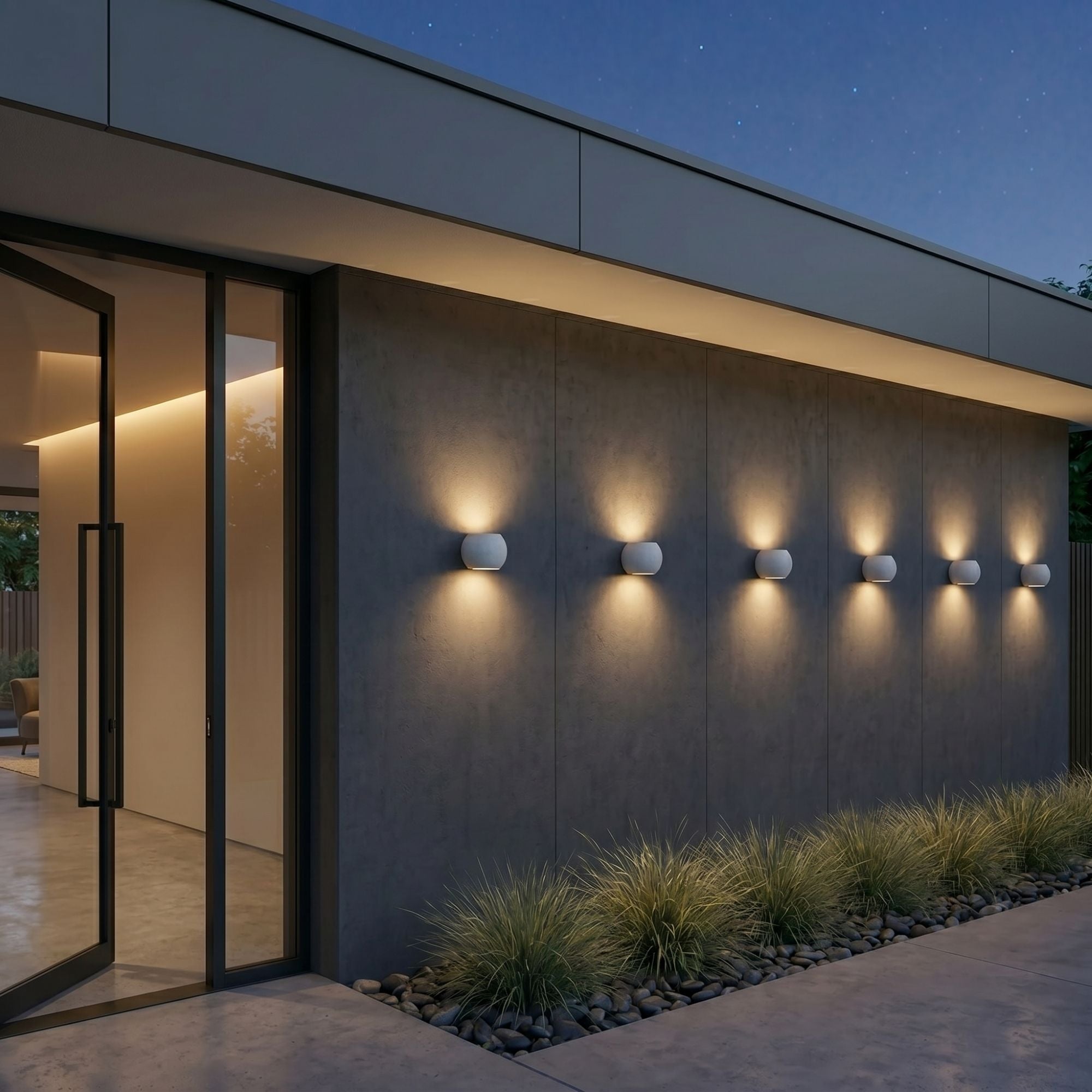 Aplique de pared LED "ARTEMIS" - Up & Down - 6W - 2700K- IP65