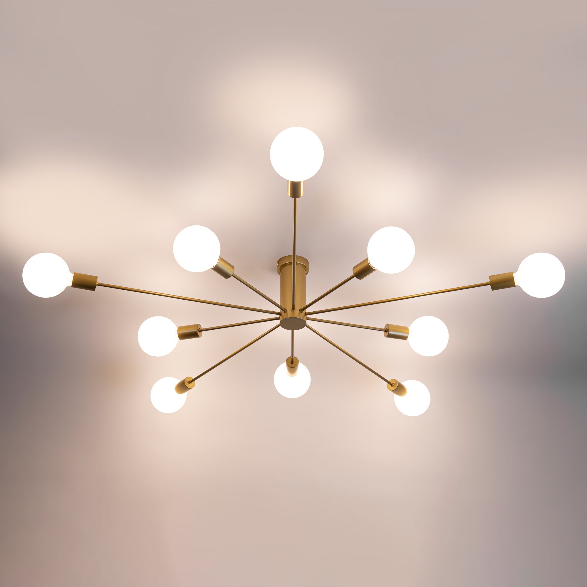 Lámpara de techo "ASTRA" - 10 luces - E27