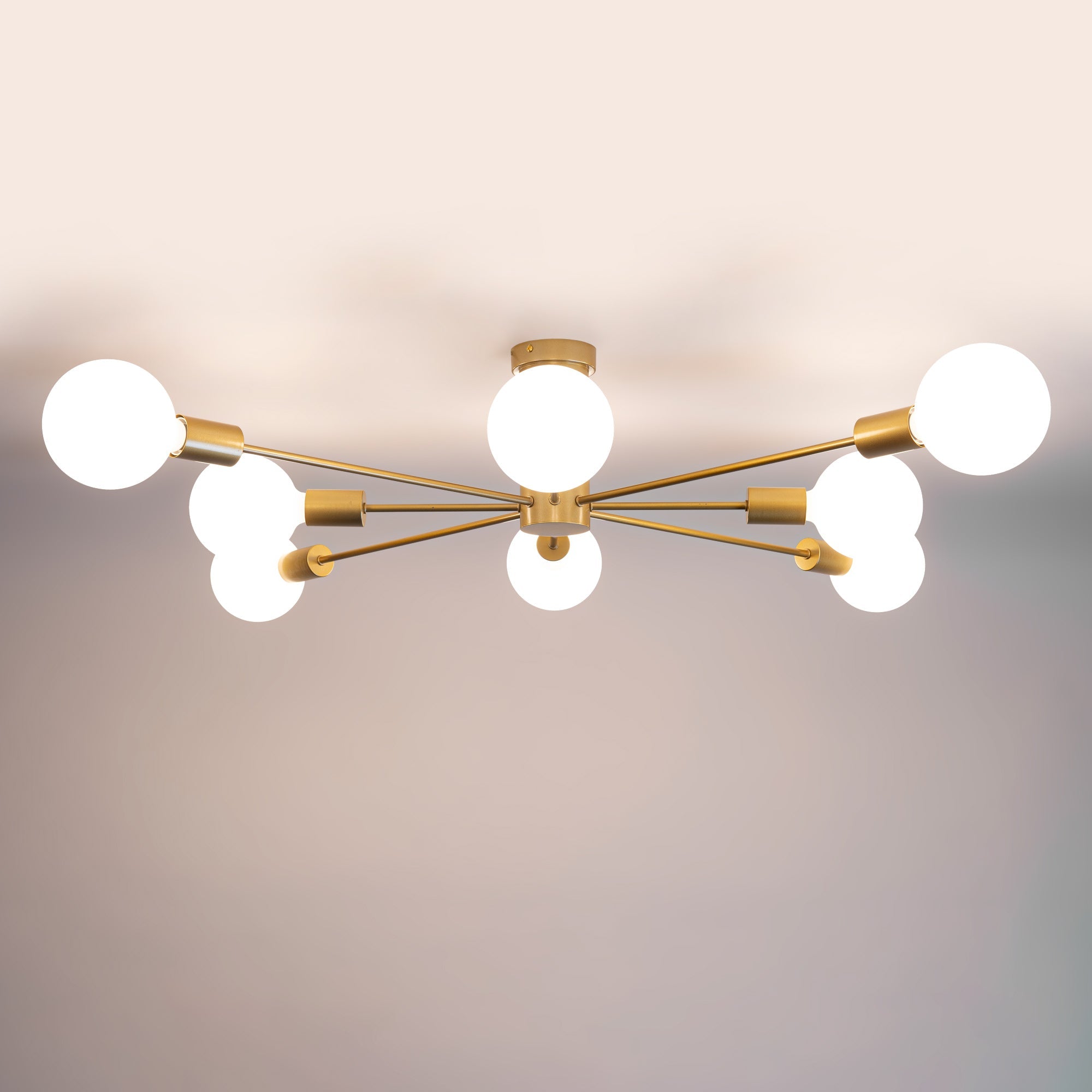 Lámpara de techo "ASTRA" - 8 luces - E27