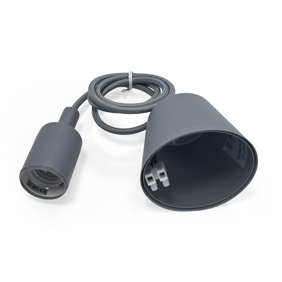 Lámpara colgante - Flexible y resistente -  Casquillo en Silicona E27