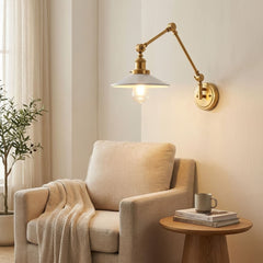 Aplique de pared vintage orientable "Wallen"