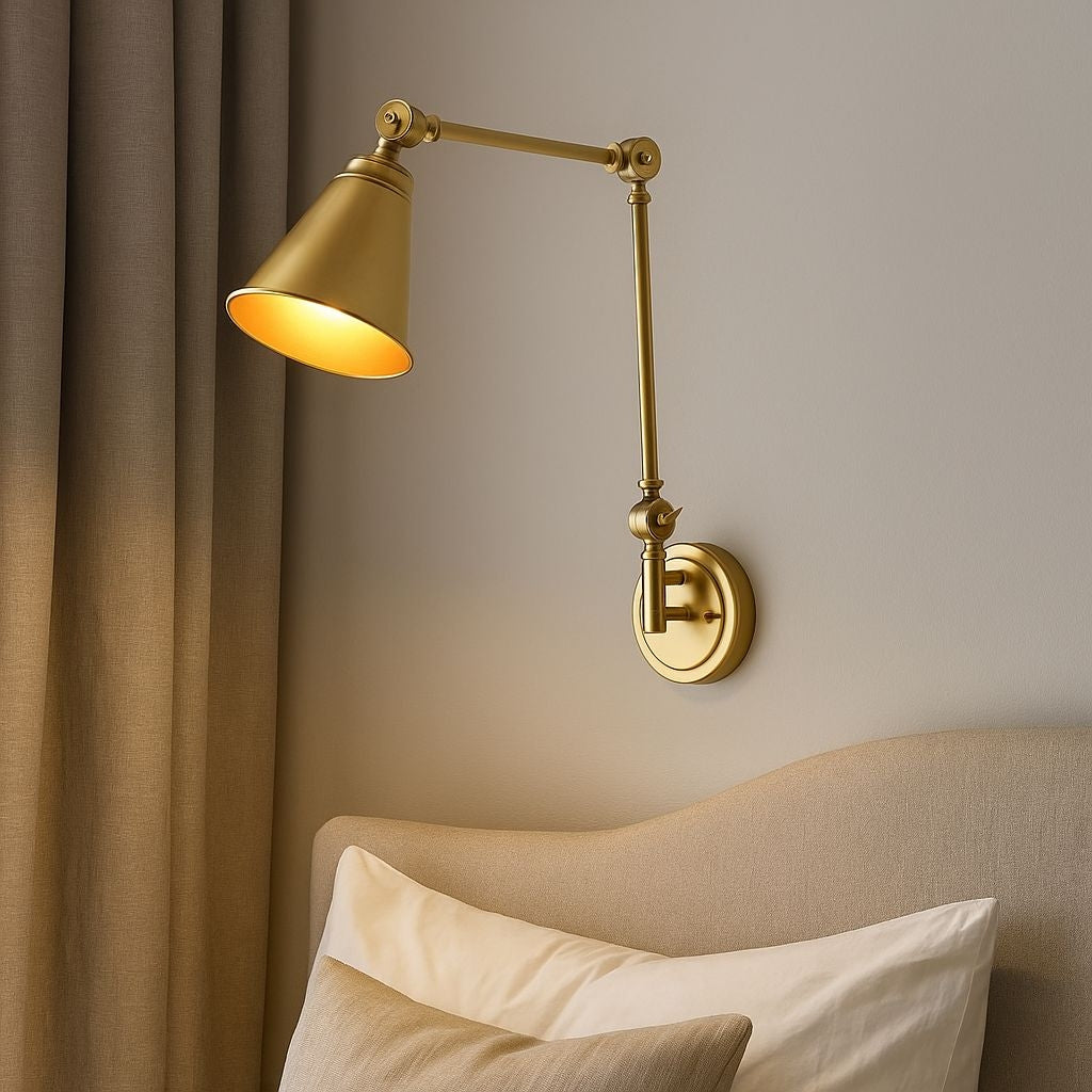 Aplique de pared vintage orientable "Tika"