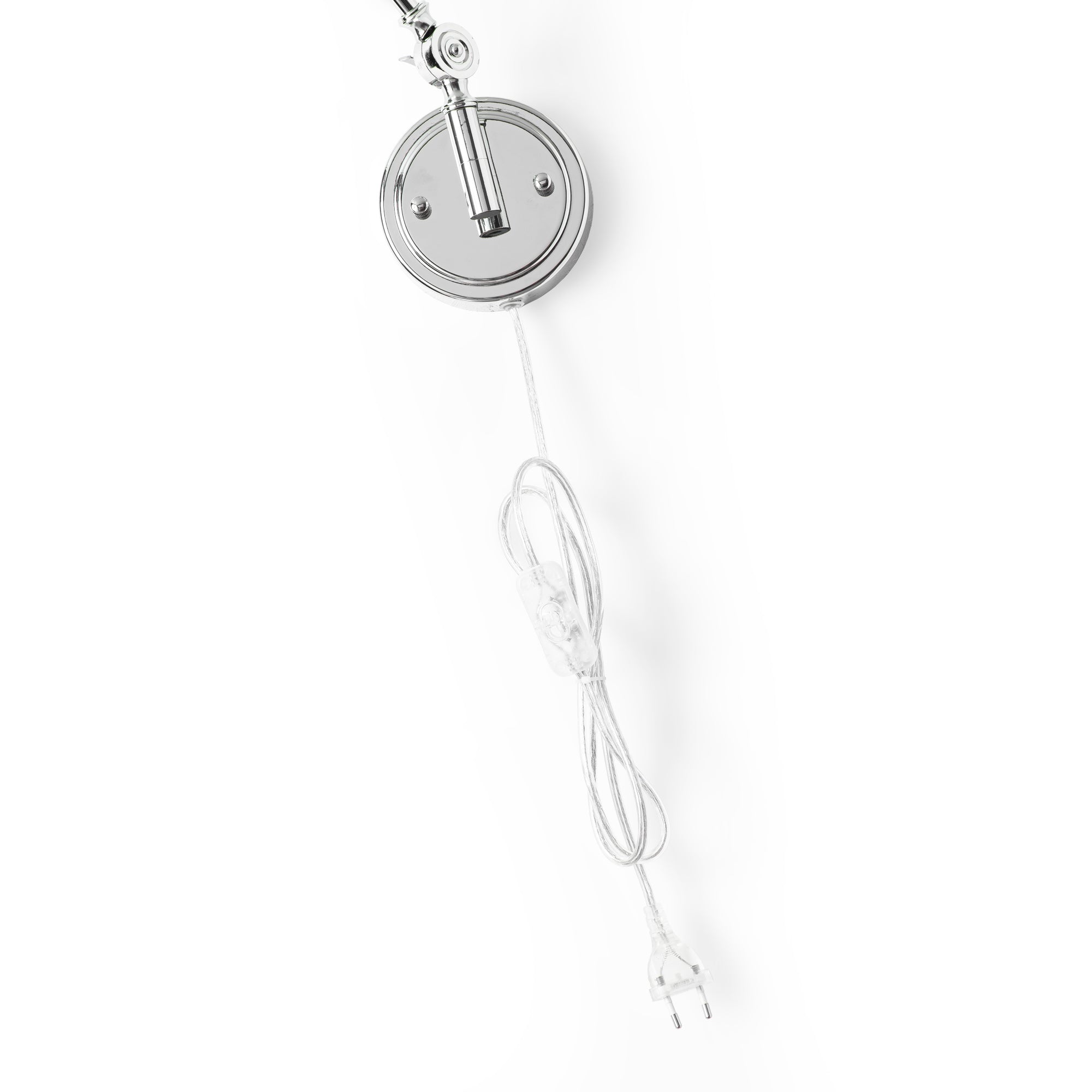 Aplique de pared vintage orientable con cable y enchufe "Tika"