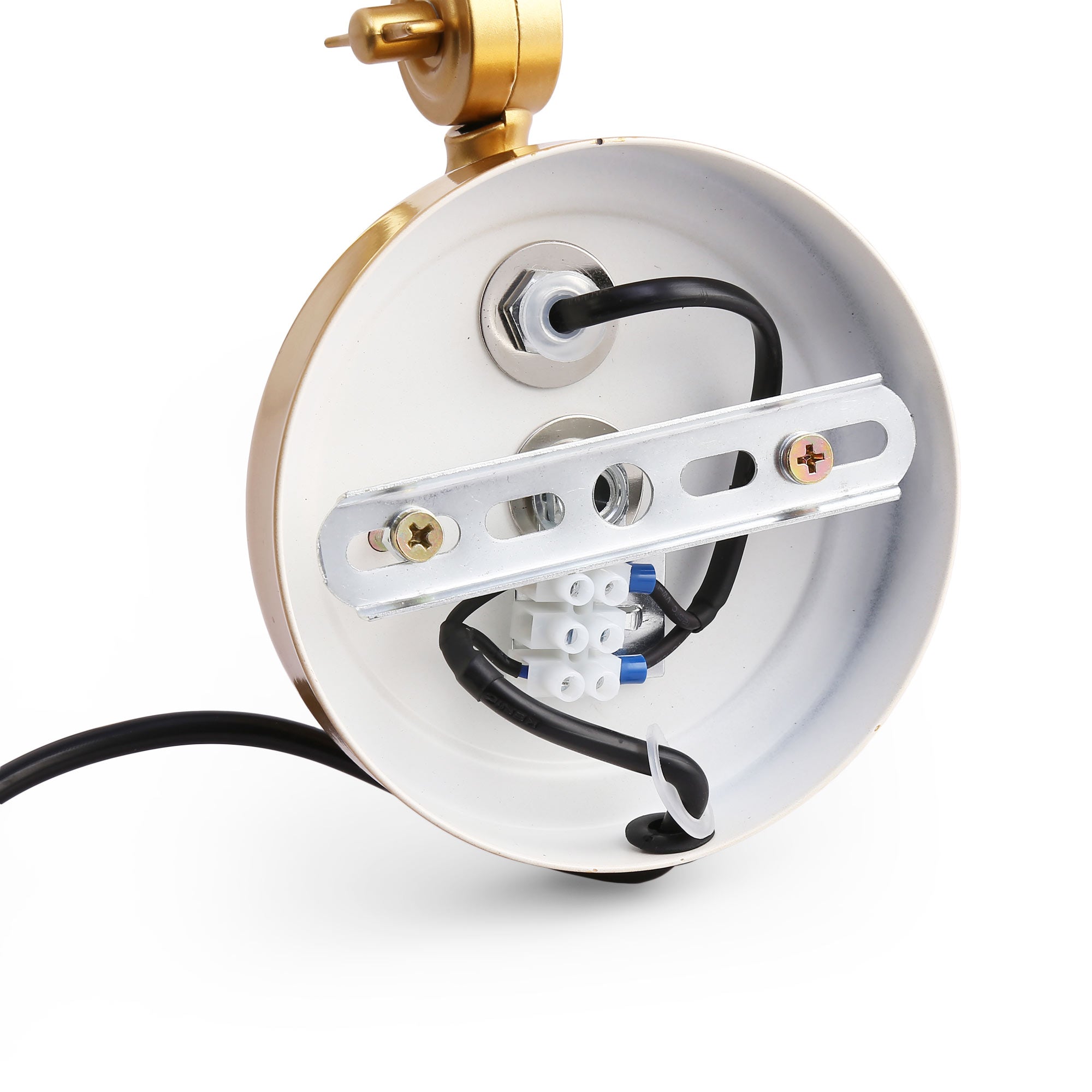 Aplique de pared vintage orientable con cable y enchufe "Tika"