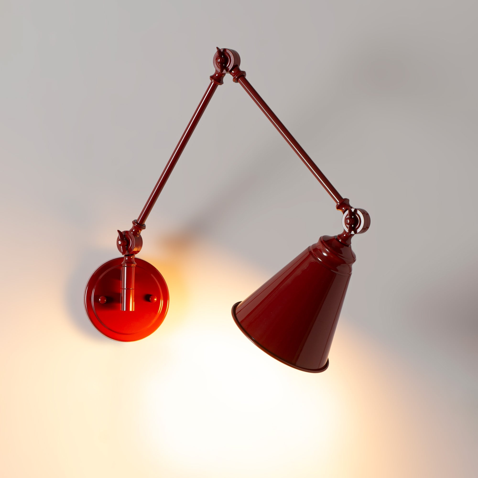 Aplique de pared vintage orientable "Tika"