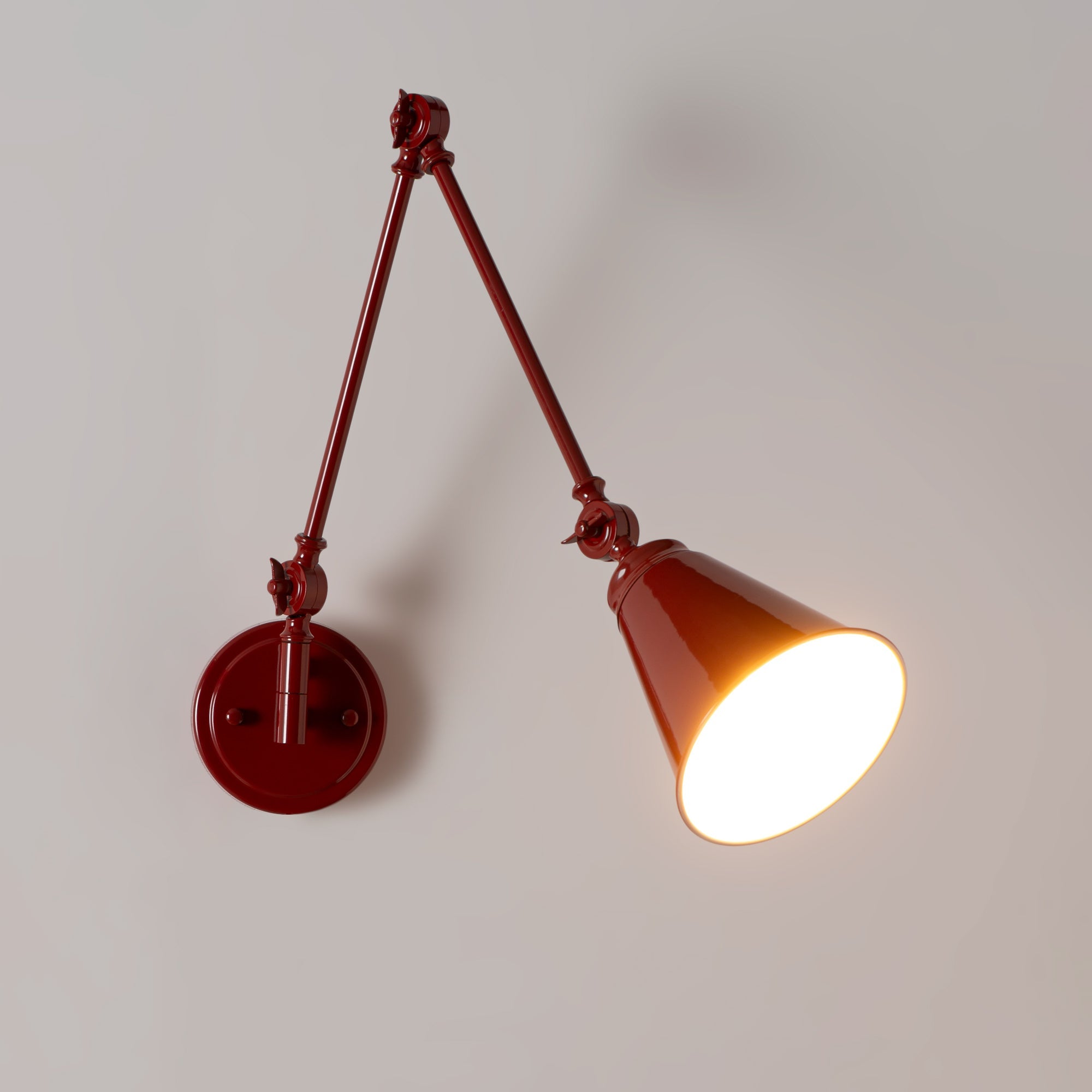 Aplique de pared vintage orientable "Tika"