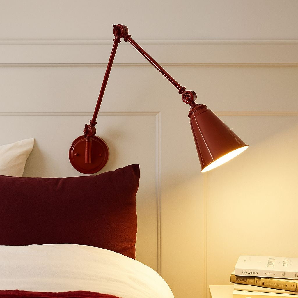 Aplique de pared vintage orientable "Tika"
