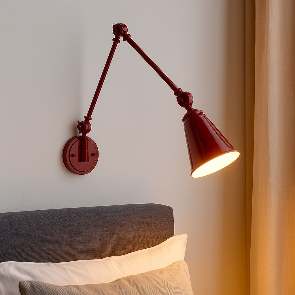 Aplique de pared vintage orientable "Tika"