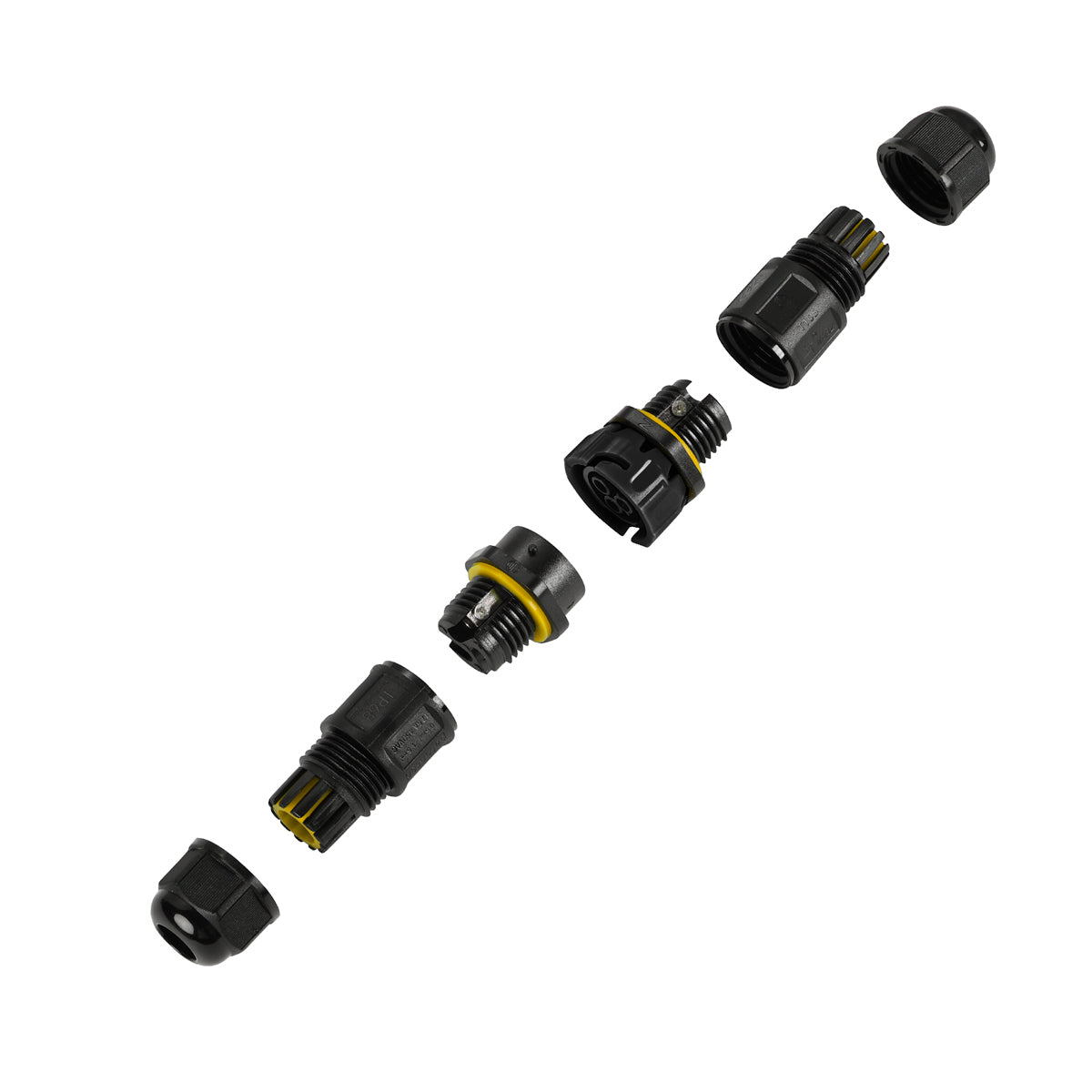 Conector impermeable - 3P - IP68 - 0.5-1.5mm² - 24A - T105