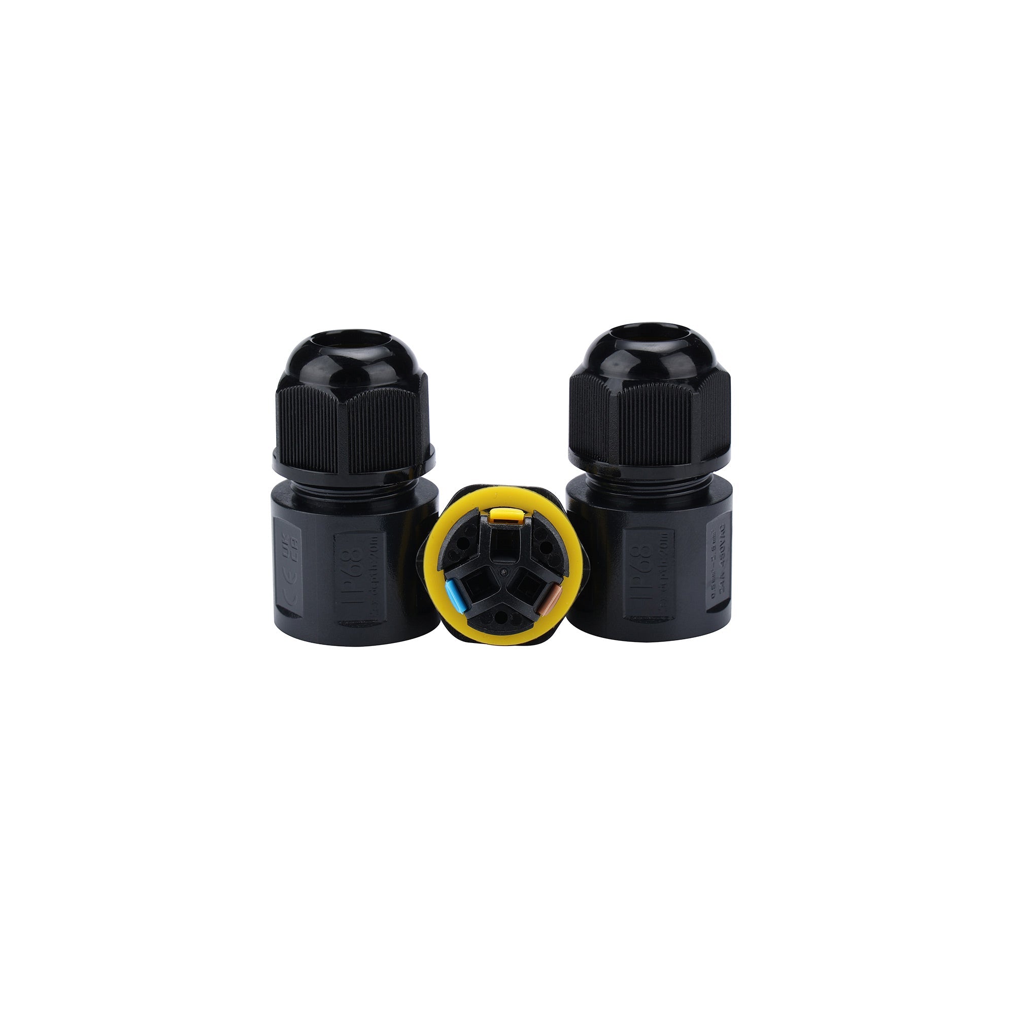 Conector impermeable 3P - M20 - IP68 - 0.5 - 2.5mm²