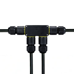 Conector impermeable en F - 3P - IP68 - 0,5-2,5mm² - 24A - T105