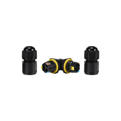Conector impermeable en L - 3P - IP68 - 0,5-2,5mm² - 24A - T105