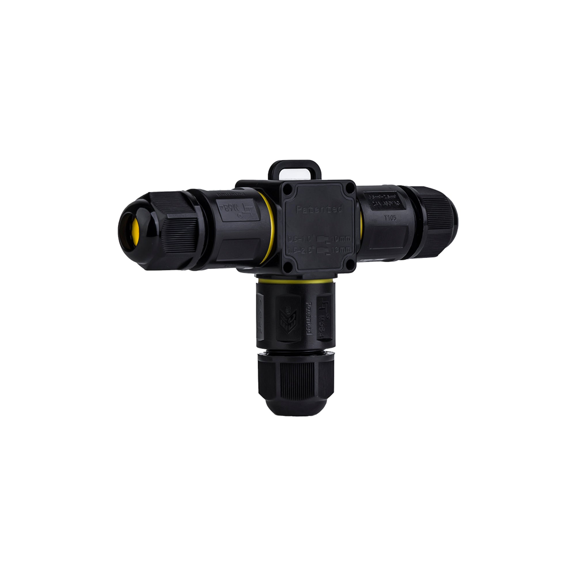 Conector impermeable en T - M20 - IP68 - 0.5 - 2.5mm²
