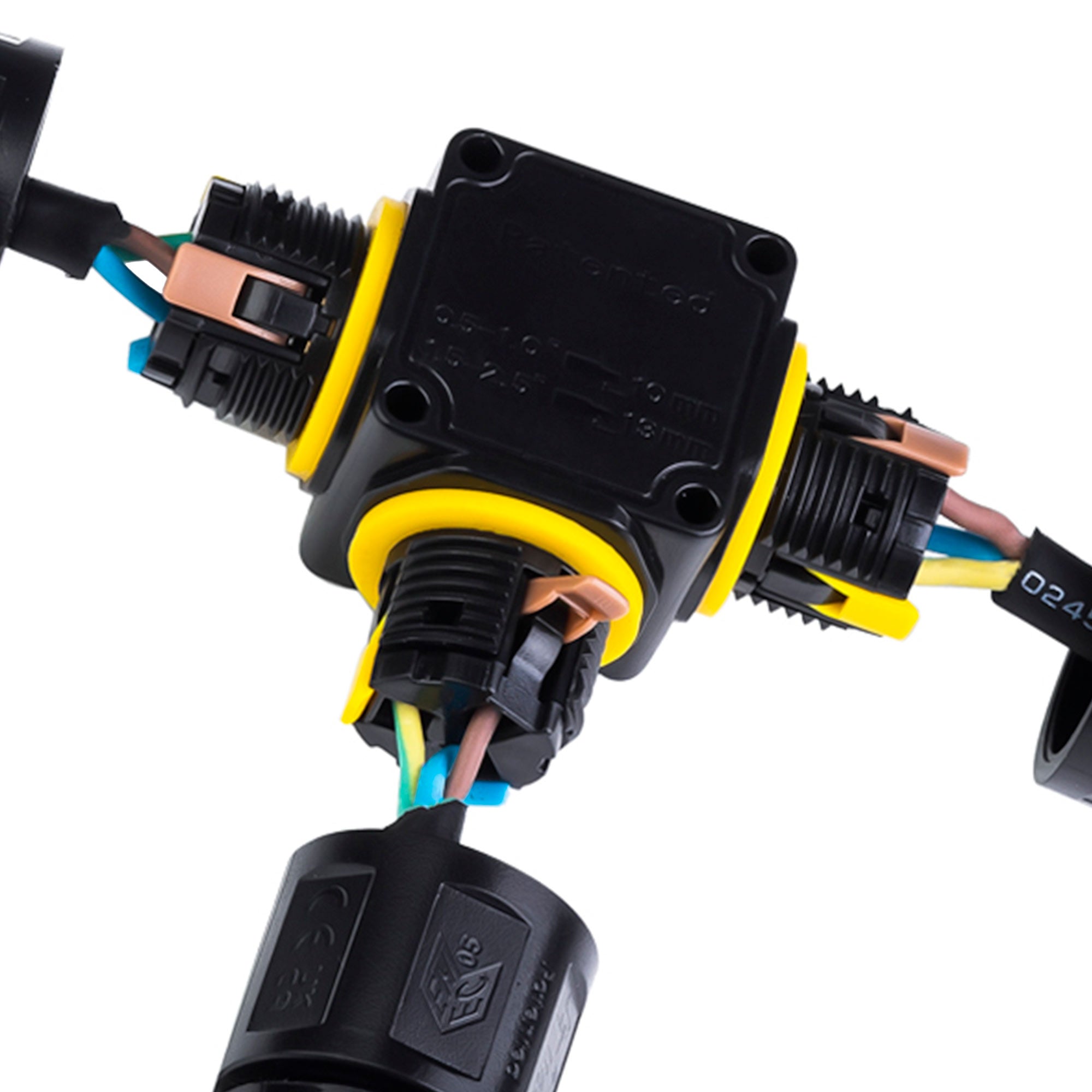 Conector impermeable en T - M20 - IP68 - 0.5 - 2.5mm²