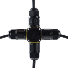 Conector impermeable en X - 3P - IP68 - 0,5-2,5mm² - 24A - T105