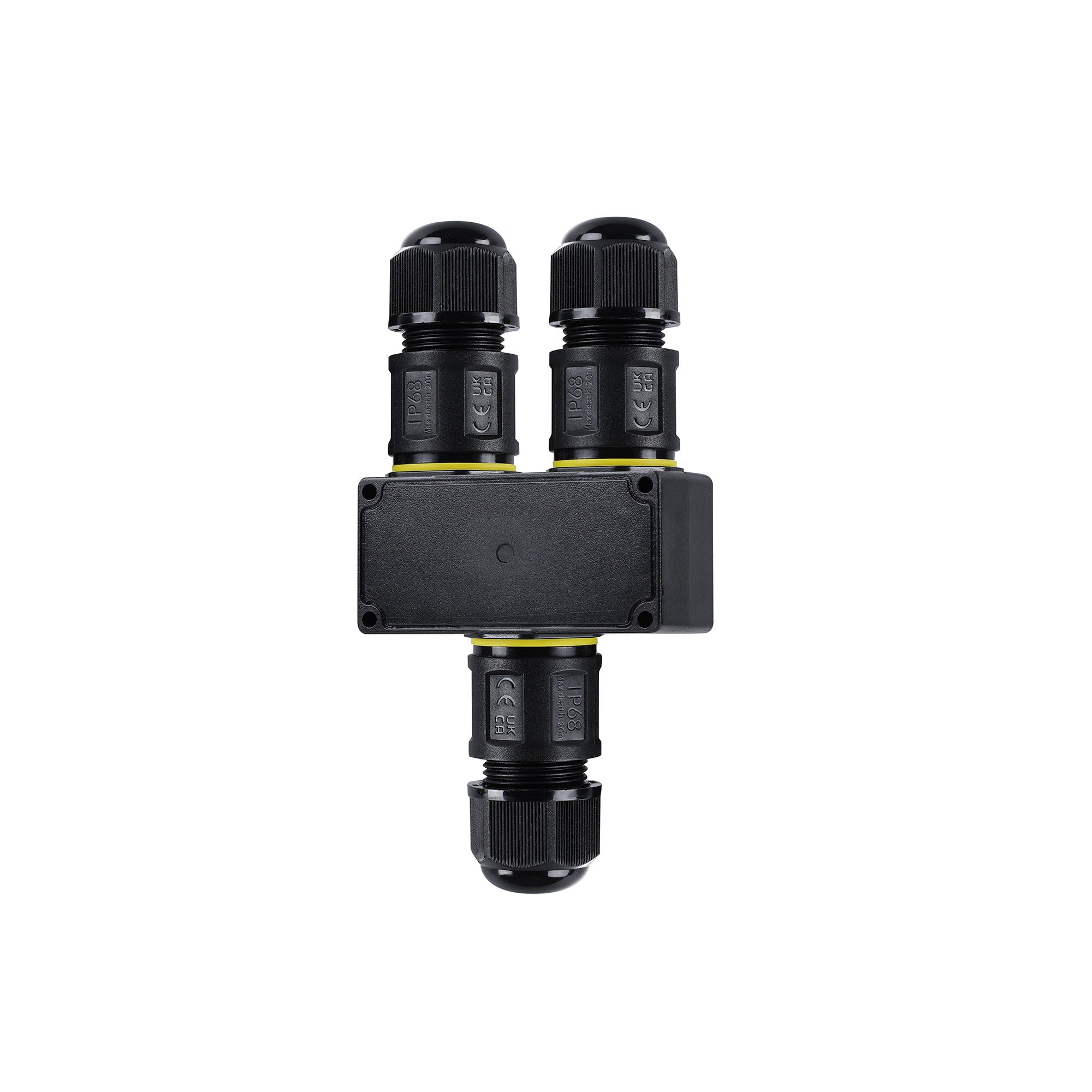 Conector impermeable en Y - 3P - IP68 - 0,5-4,0mm² - 32A - T105