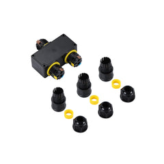 Conector impermeable en Y - 3P - IP68 - 0,5-4,0mm² - 32A - T105