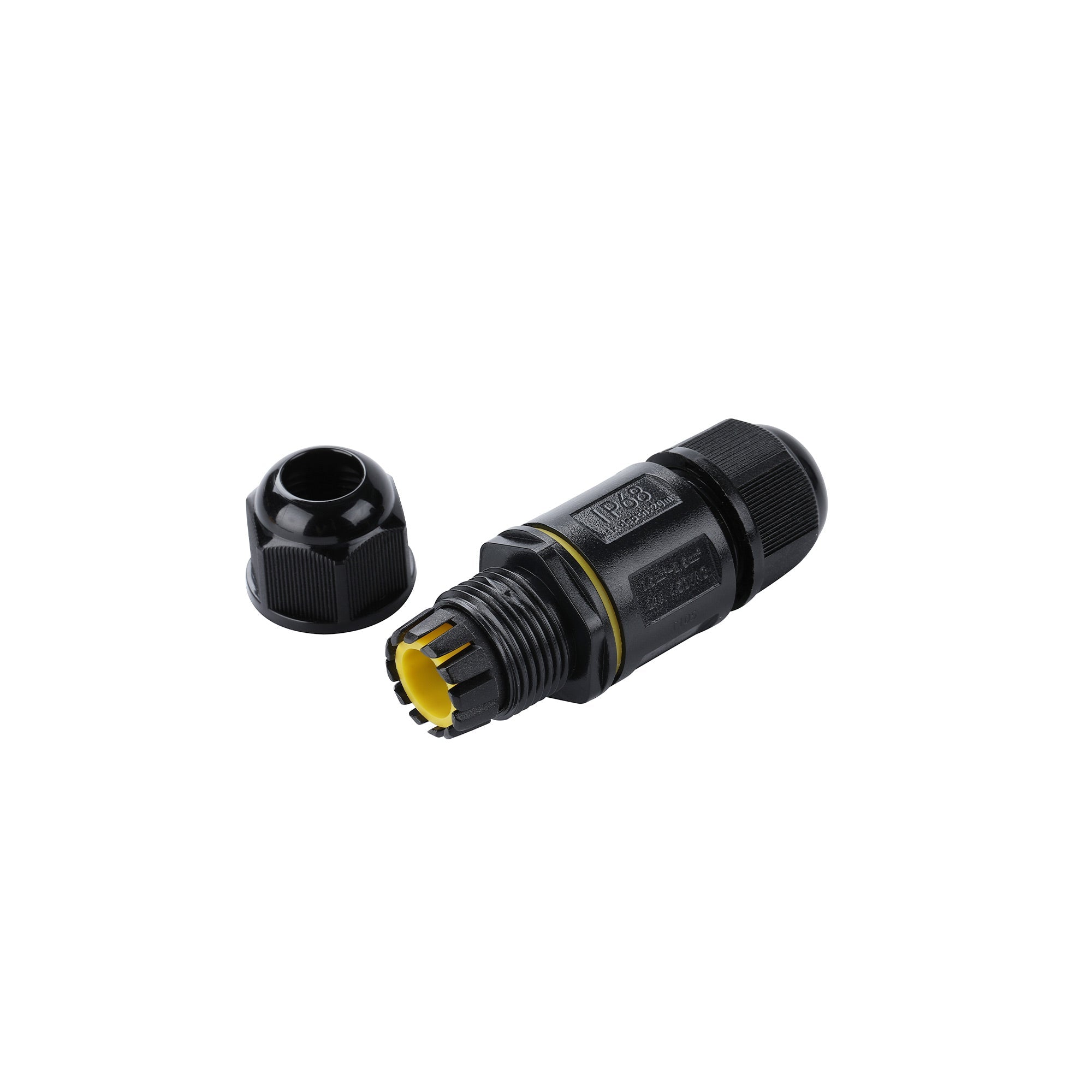 Conector impermeable mini - 3P - IP68 - 0,5-2,5mm² - 24A - T105