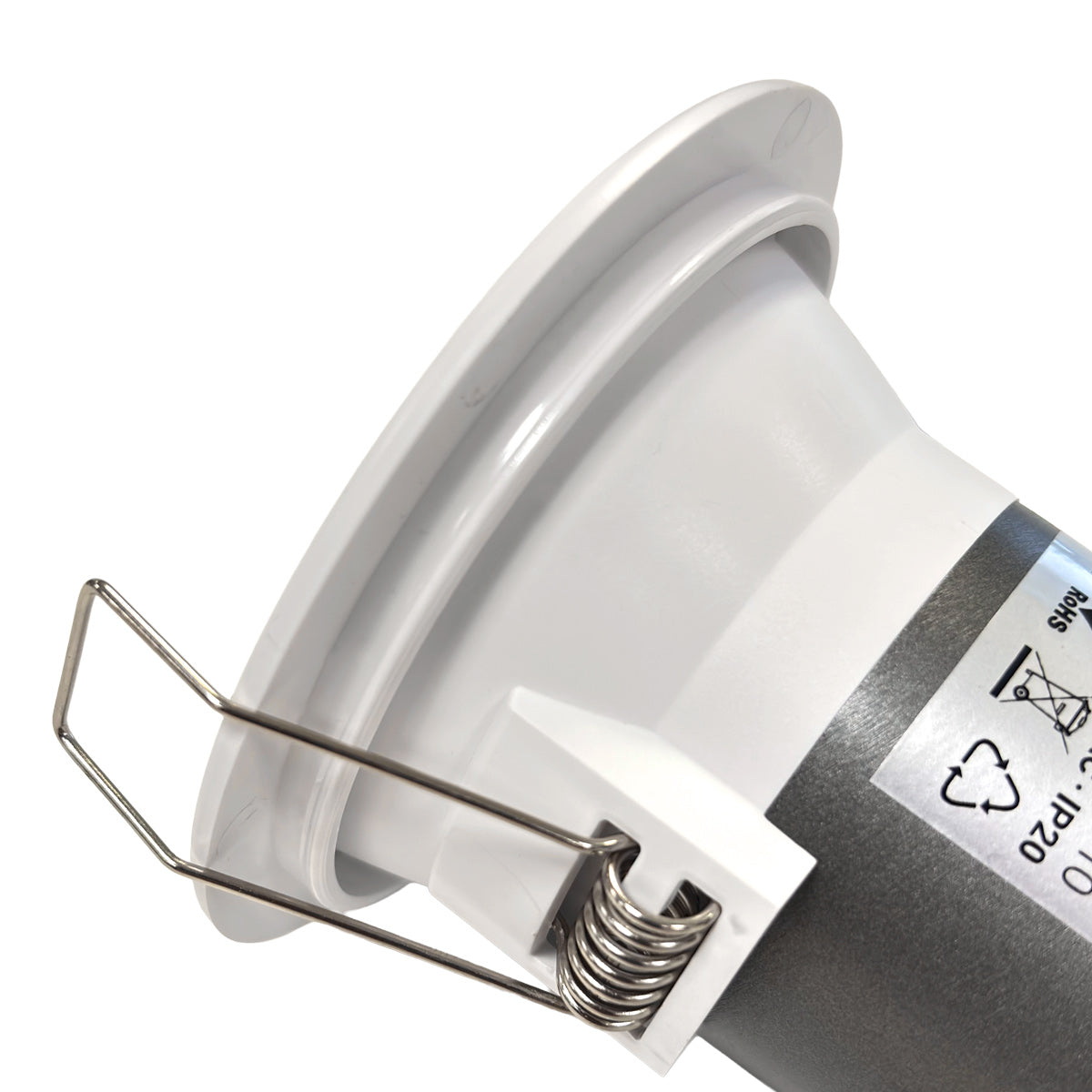 Aro Empotrable Fijo para Focos LED – Serie KOPPA | Diámetro de Corte 65–75 mm
