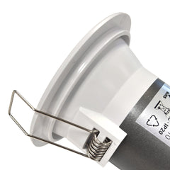 Aro Empotrable Fijo para Focos LED – Serie KOPPA | Diámetro de Corte 65–75 mm