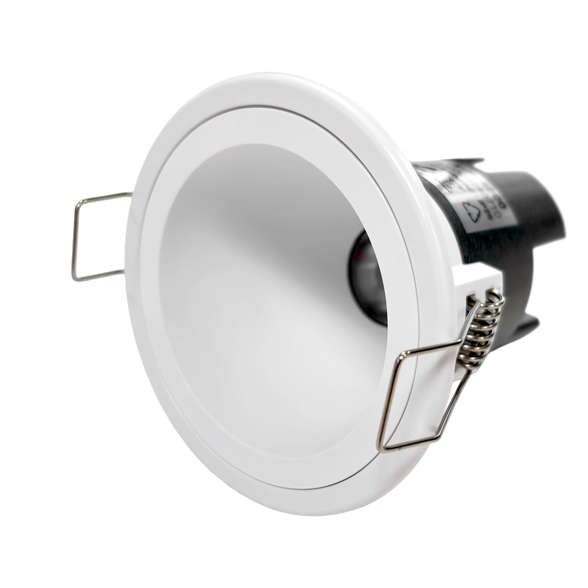 Aro Empotrable Fijo para Focos LED – Serie KOPPA | Diámetro de Corte 65–75 mm
