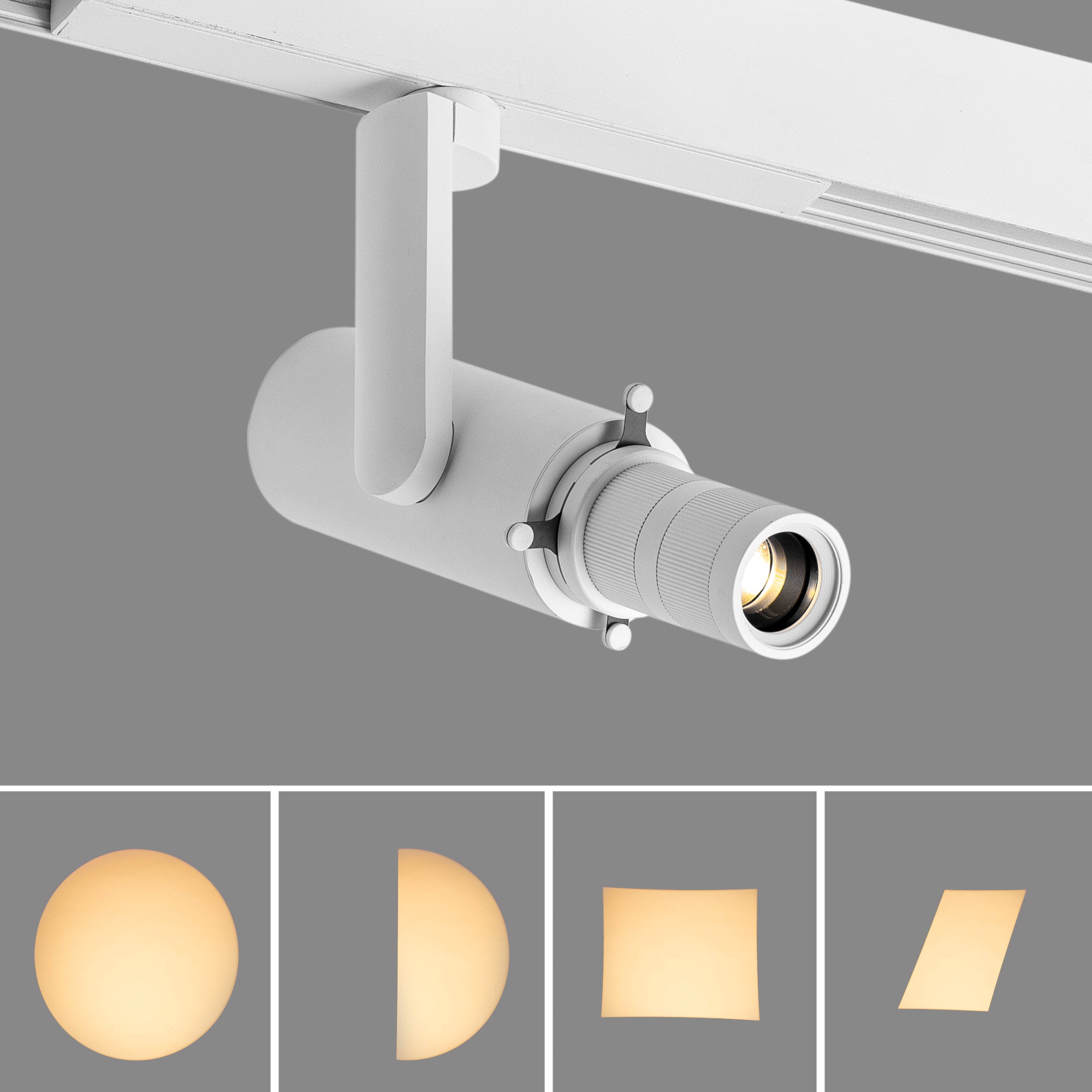 Proyector shapeable para carril magnético 48V - 20W - 20º-35º