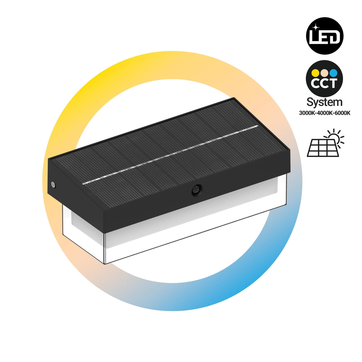 Lámpara LED solar de exterior - CCT - IP65 - 210lm
