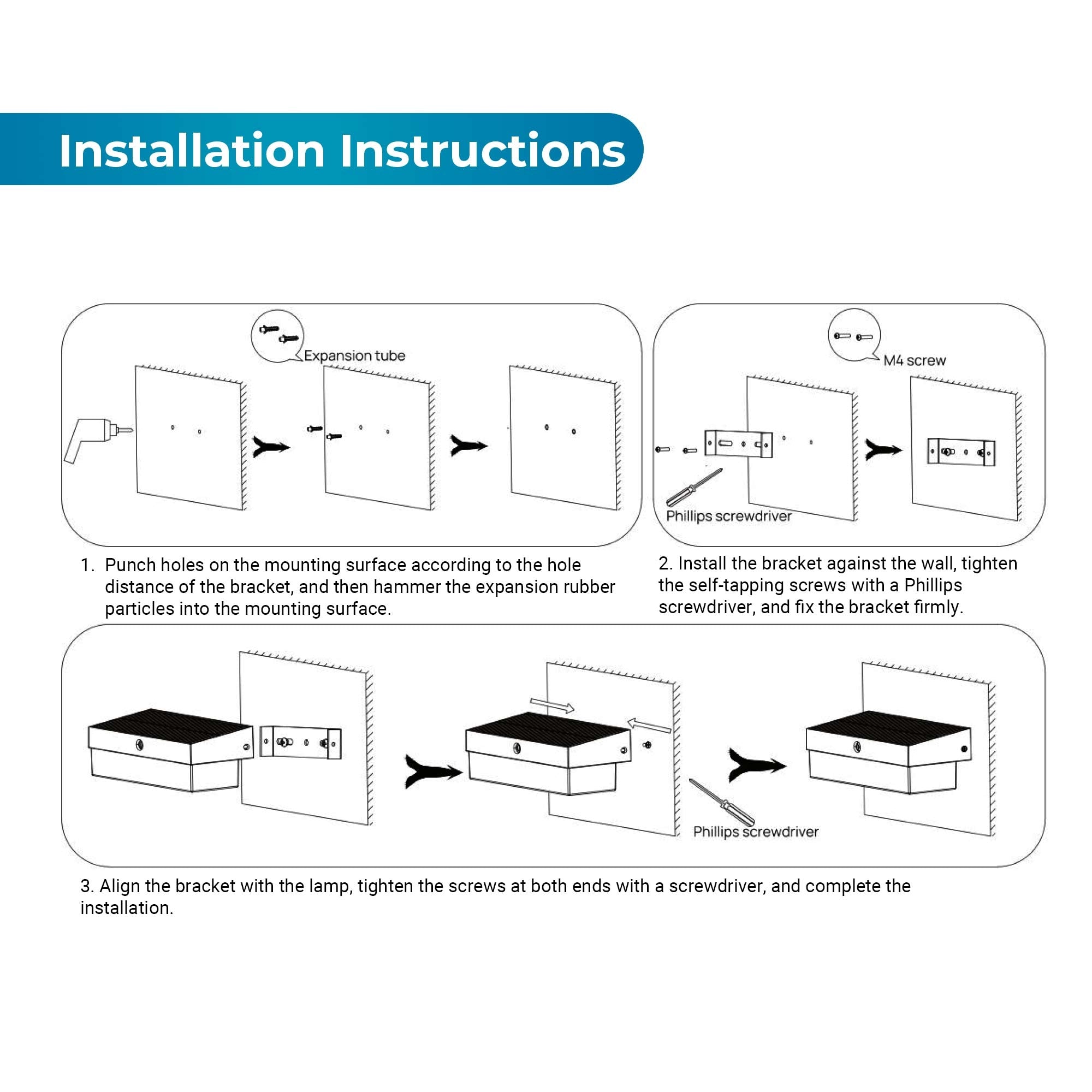 Lámpara LED solar de exterior - CCT - IP65 - 210lm