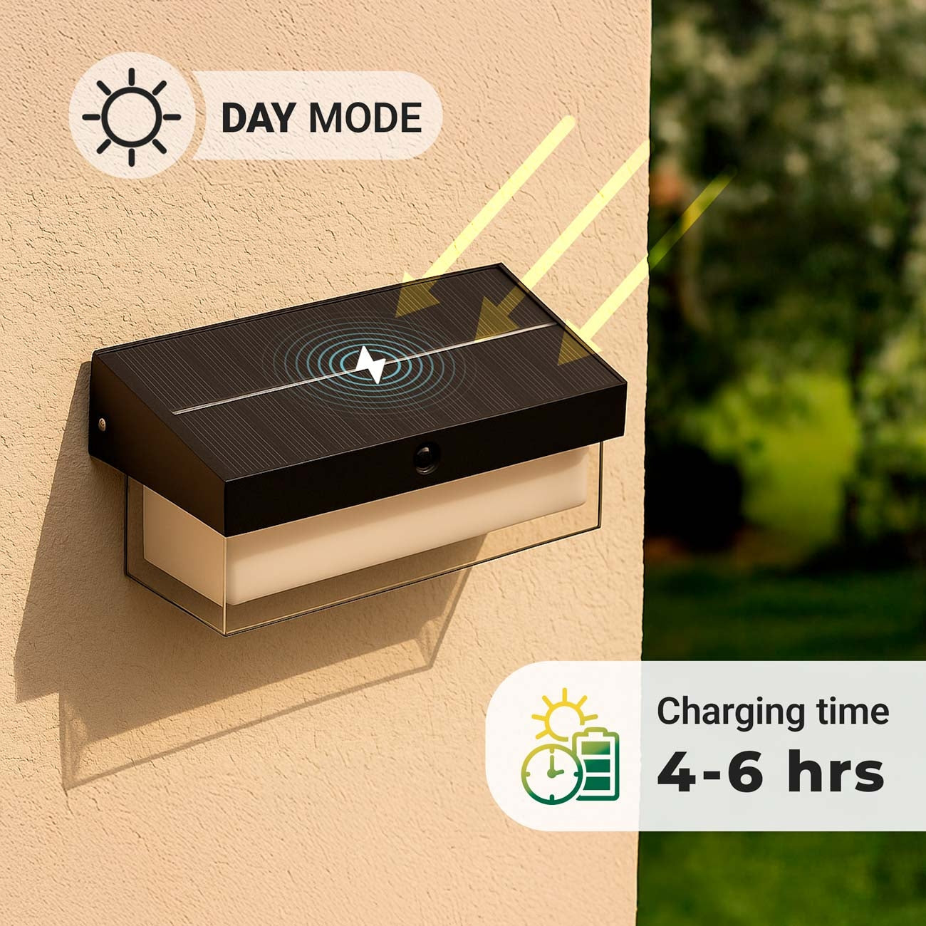 Lámpara LED solar de exterior - CCT - IP65 - 210lm
