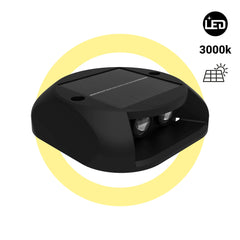 Luz LED solar de exterior - 3000K - 2 LED - 15lm - IP65