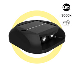 Luz LED solar de exterior - 3000K - 4 LED - 15 lm - IP65