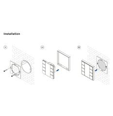 Interruptor de pared DALI-2 - 4 teclas programables - Bus DALI