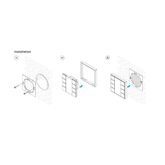 Interruptor de pared DALI-2 - 8 teclas programables - Bus DALI