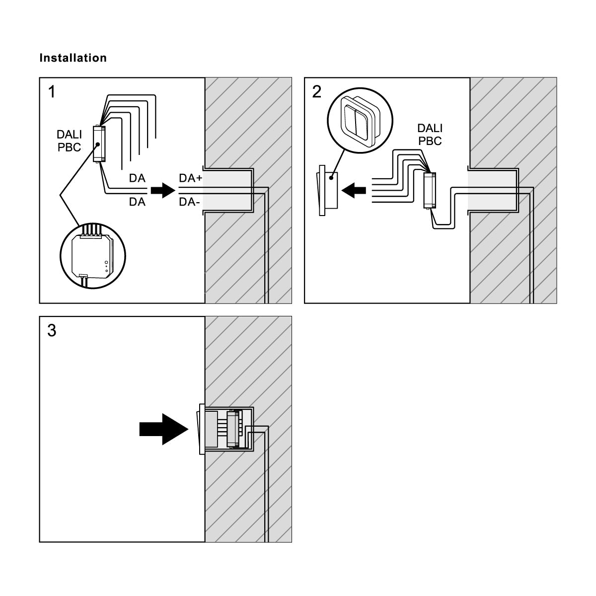 Acoplador DALI-2 - NFC programable - 4 pulsadores