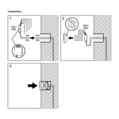 Acoplador DALI-2 - NFC programable - 4 pulsadores