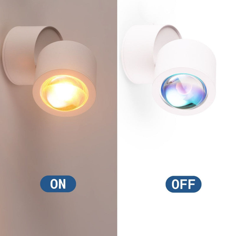 Aplique de pared y techo "FLOC" - 8W - Efecto atardecer - 1800K