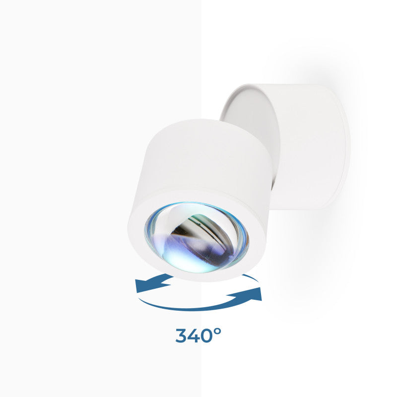Aplique de pared y techo "FLOC" - 8W - Efecto atardecer - 1800K