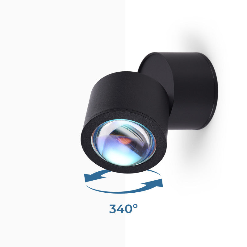 Aplique de pared y techo "FLOC" - 8W - Efecto atardecer - 1800K