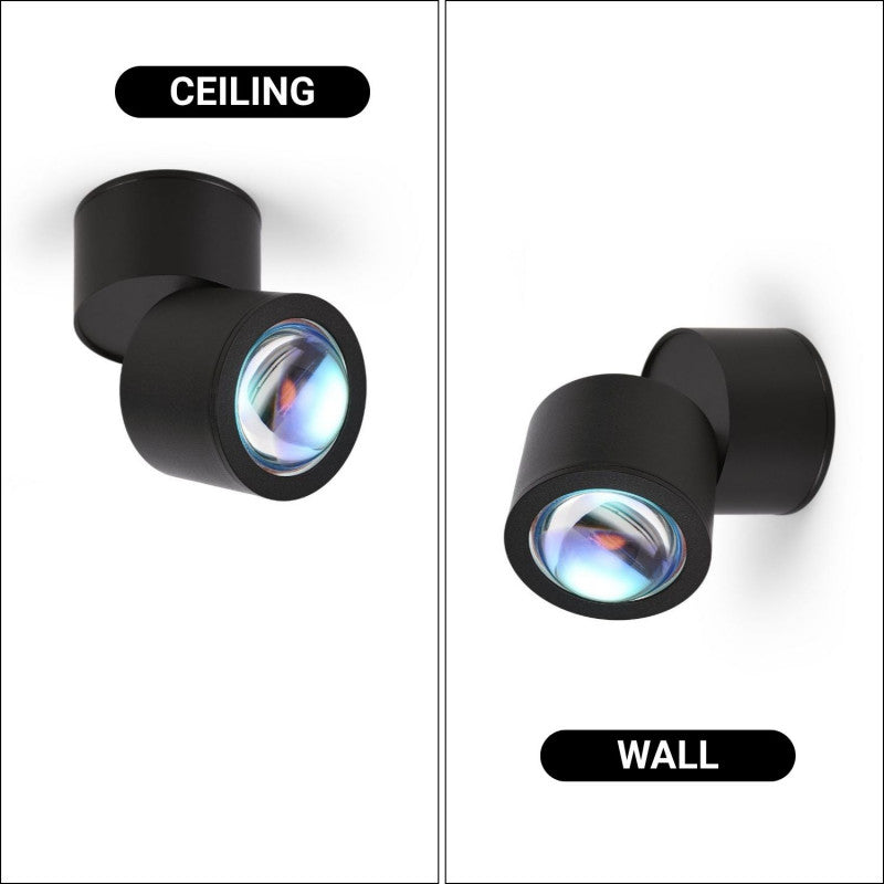 Aplique de pared y techo "FLOC" - 8W - Efecto atardecer - 1800K