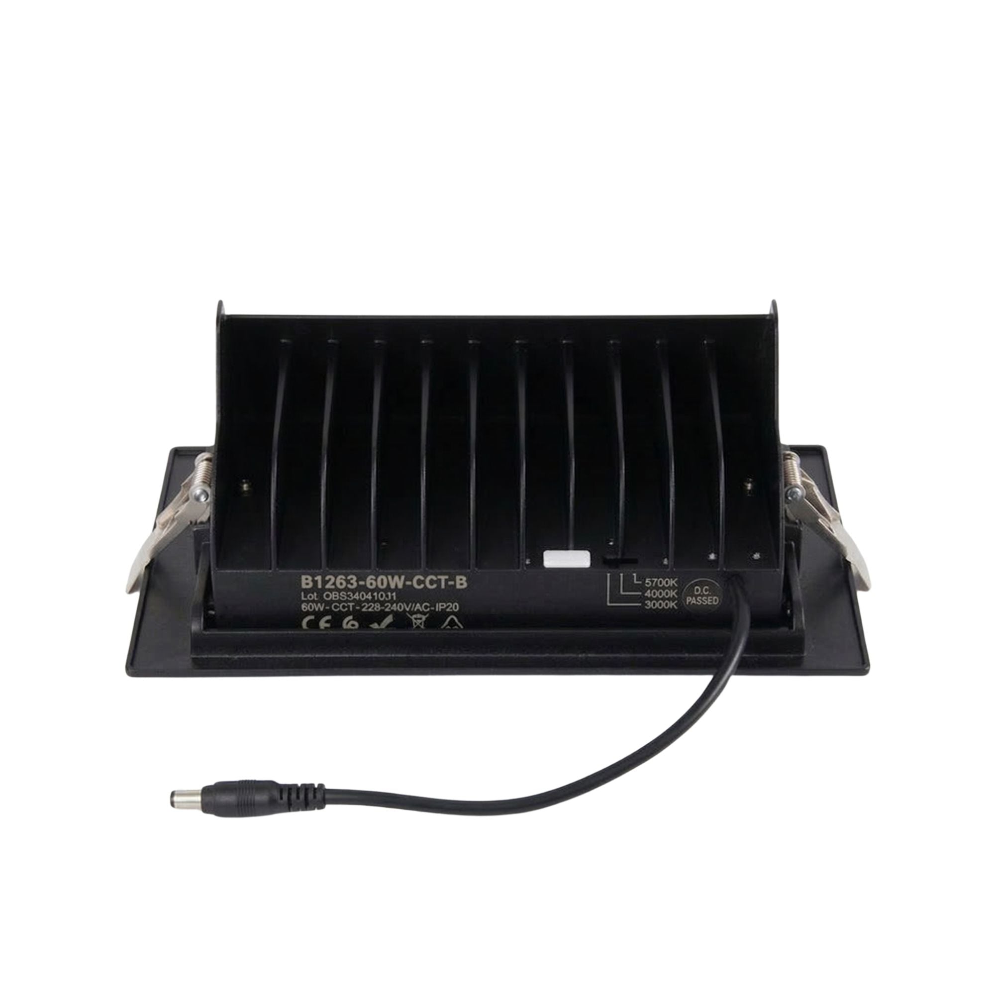 Downlight LED rectangular orientable CCT 60W  - 100° Driver LIFUD